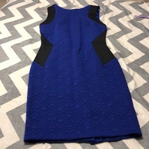 Metaphor- Blue and Black color block dress-NWT